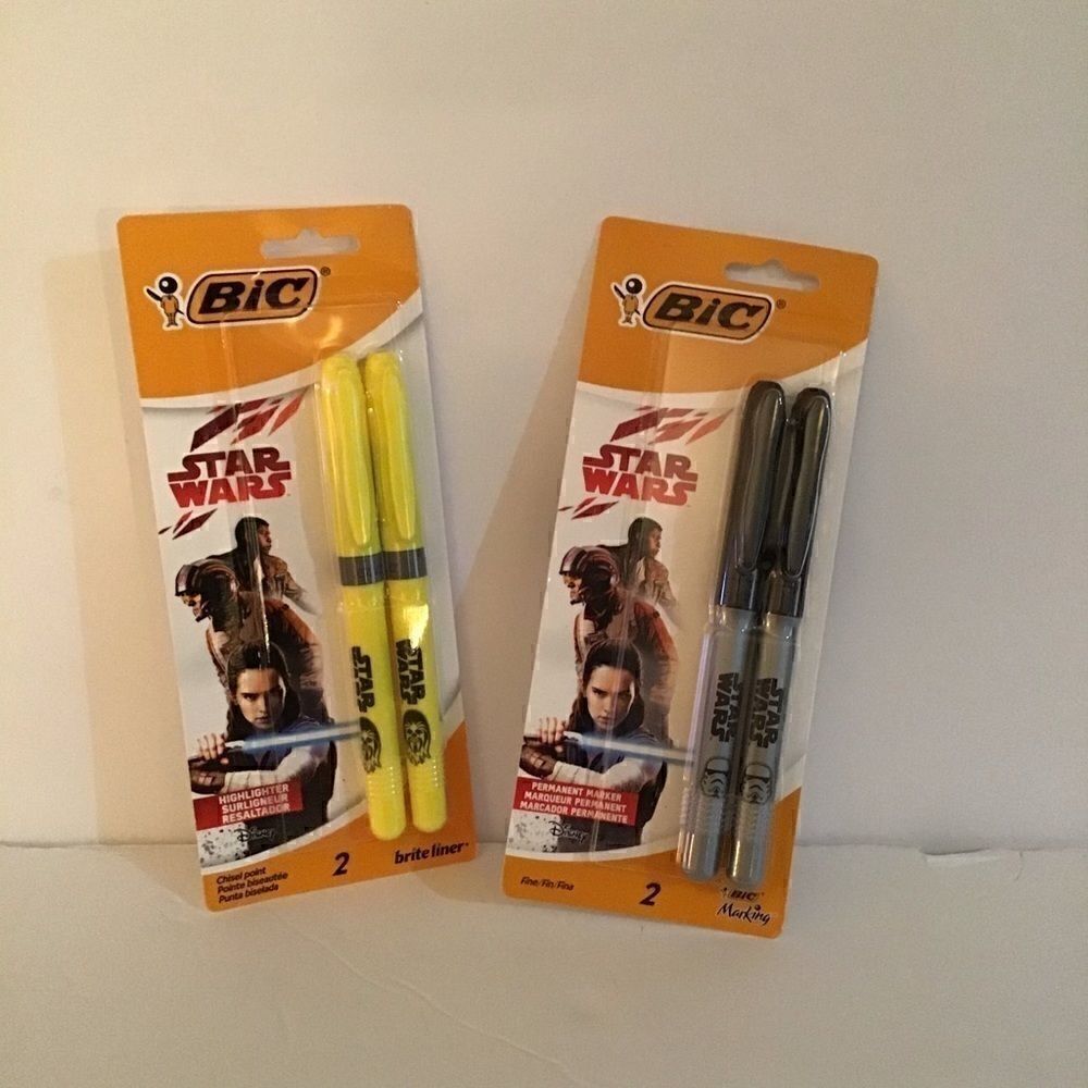 Bic STAR WARS Edition Markers 2Lot